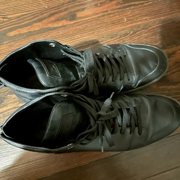 Louis Vuitton,Pre-owned Trainer Sneaker Boot High Leather High Trainers In Black - Picture 3 of 8
